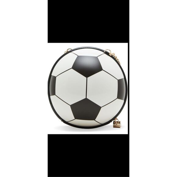 Betsy Johnson Crossbody soccer ball pocketbook . NWT Size of real soccer ball . - Picture 10 of 15